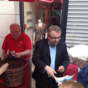 Jens Geier besucht Mülheimer Seniorenmesse.