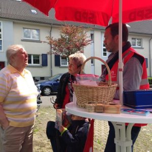 Auch Dagmar Mühlenfeld war vor Ort mit dabei ...